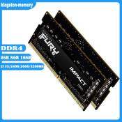 Fury Impact Laptop Memory: DDR4 RAM 4G-16GB SODIMM