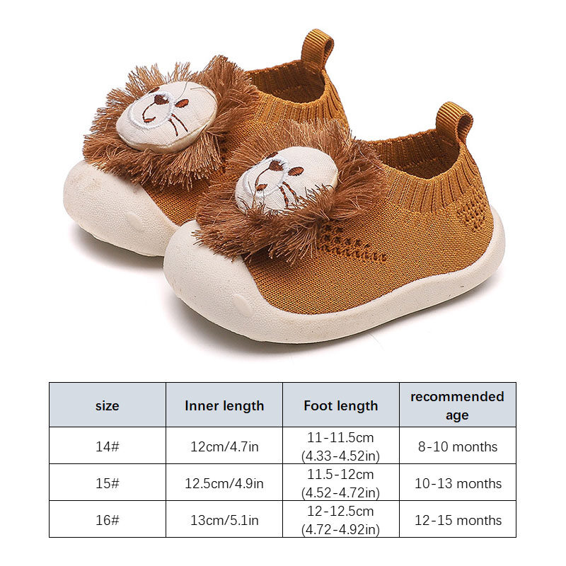 denoswim 8-15 tháng trẻ sơ sinh giày em bé dệt kim lưới thoáng khí bé sơ 1