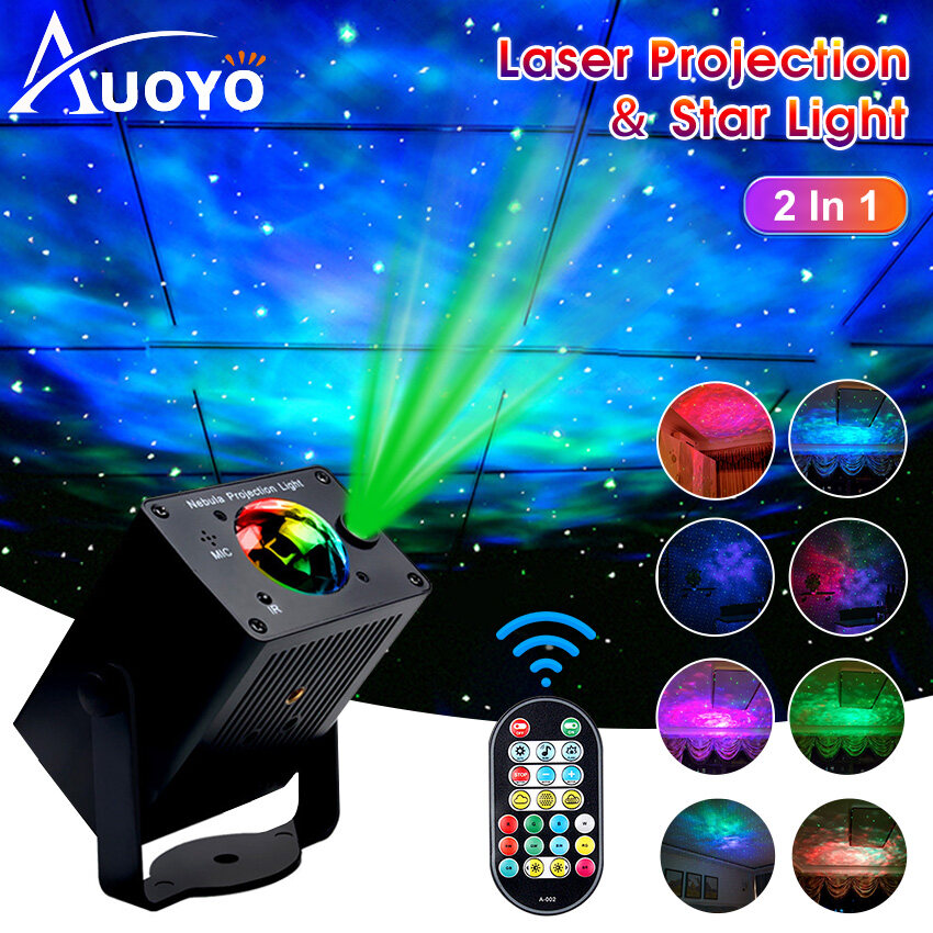 Auoyo đèn Đèn Led Laser Mini Đèn đèn chiếu đèn sàn nhảy bầu không khí đèn