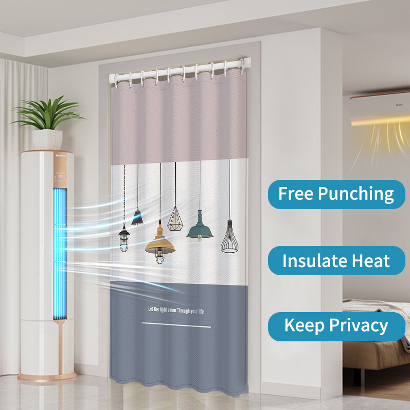 (Với thanh) Nhật Bản rèm cửa riêng tư rèm cửa, in hình học thiết kế hoa văn cửa tủ quần áo rèm cửa cho phòng ngủ, Bán rèm chắn sáng Cửa sổ đồ trang trí kiểu nhà ở nông trại, 1 bảng điều khiển