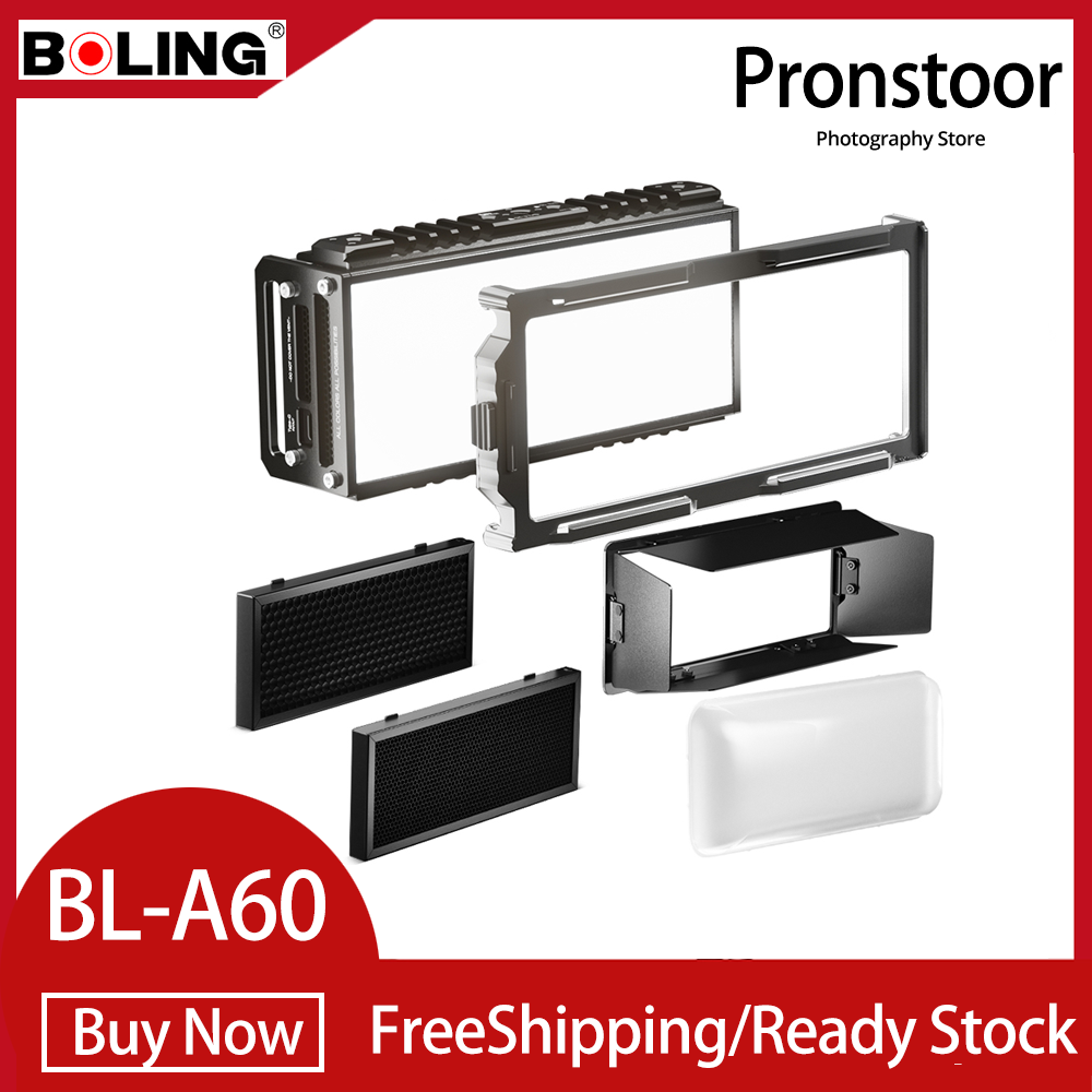 BOLING BL-A60 60W RGB LED Photography Light 2500K-10000K 0-100% Saturation Adjustment CRI 97+ with Wireless Group Control System ราคา 10,774 บาท*ส่งฟรี