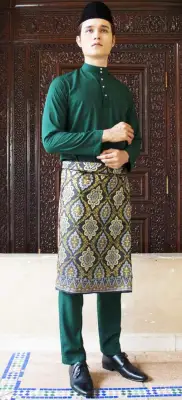 Baju Melayu Slimfit Lelaki Man Baju Melayu Cekak Musang Murah (5)
