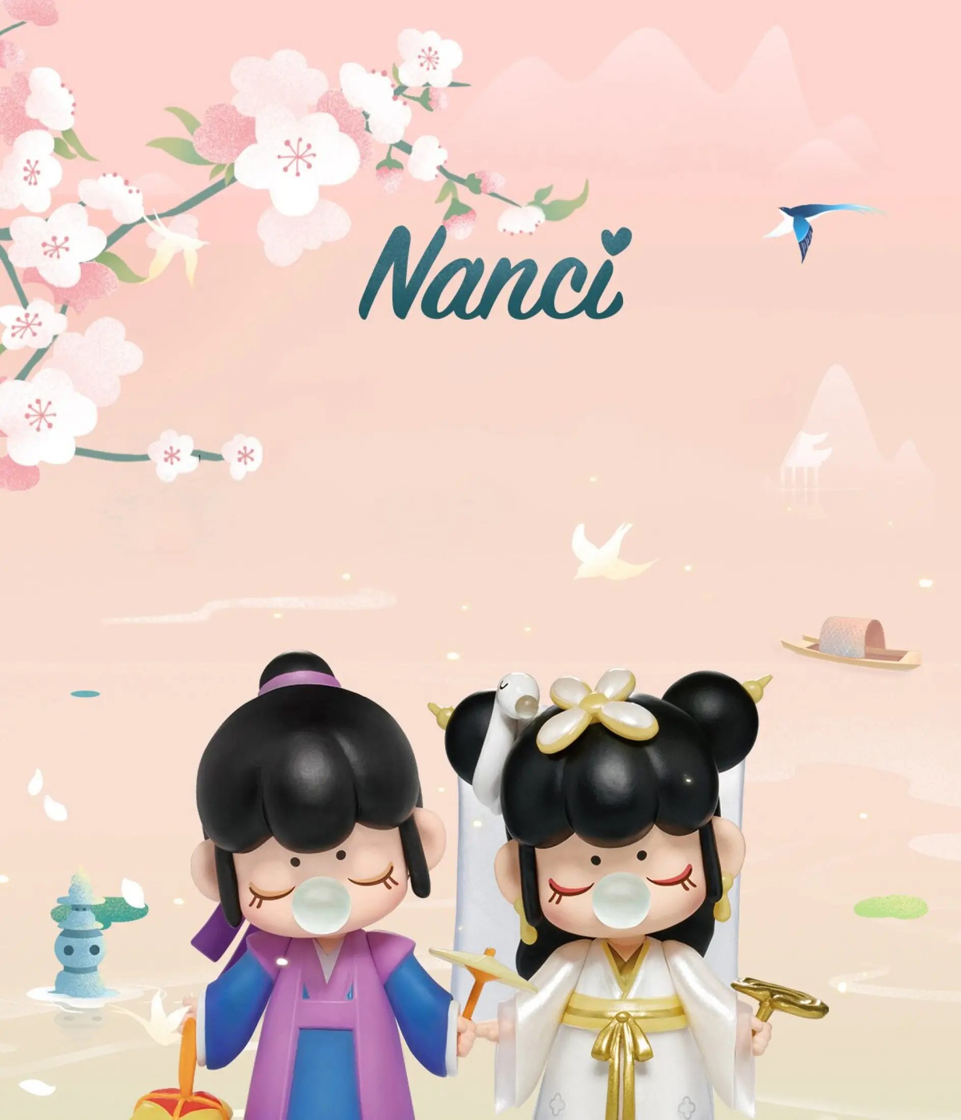 Details about  / Nanci 3 Dolls Model Action Figure Toys Blind Box Chinese History King Toys