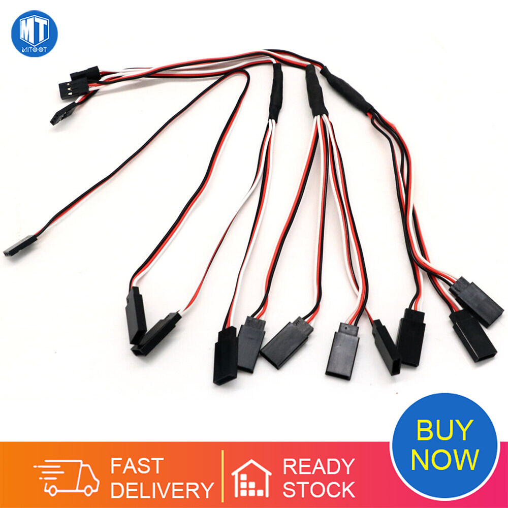 1pcs 30cm 1 to 1 1to 2 1 to 3 1 to 4 RC Servo Extension Wire Cable for