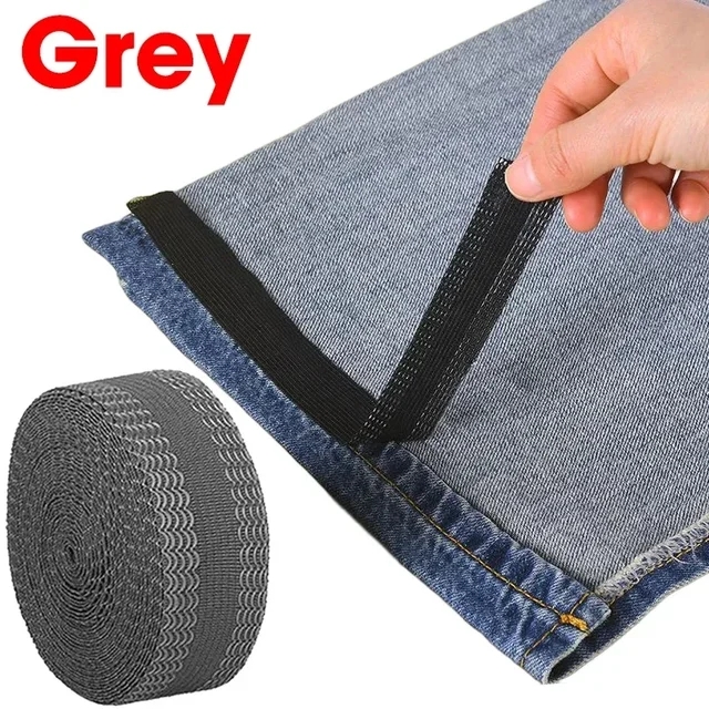 Feelife 5M Self-Adhesive Cut-free Pants Mouth Paste Self-adhesion Trouser Leg Stickers DIY Sewing Tools Pants Edge Shorten Patches Sewing Accessory