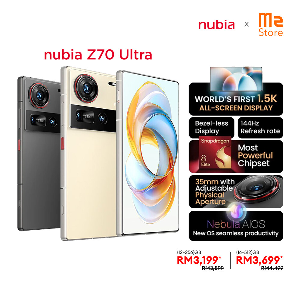 nubia Z70 Ultra Price in Malaysia & Specs - RM3199 | TechNave