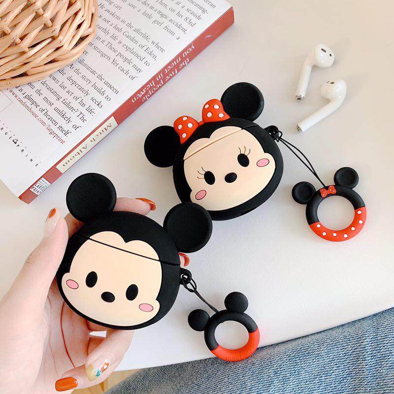 Cartoon Cute 3d Mickey Minnie Mouse Soft Silicone Case For Airpods