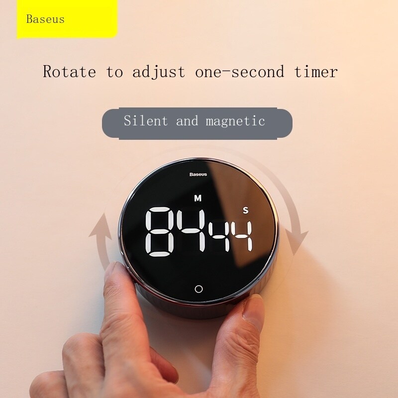 Gambar 9ZhouGZ Magnetic suction kitchen timer timer reminders of children learning the alarm clock and stopwatch time down