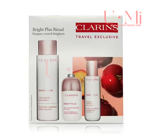 CLARINS Brightening Programme Bright Plus 3pcs Gift Set(200ml+75ml+50ml) ราคา 1,331 บาท*ส่งฟรี