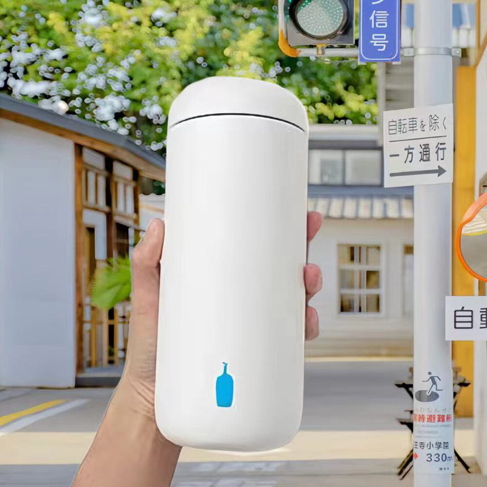 Nhật Bản bluebottle × humanmade 355ml Cốc giữ nhiệt thép không gỉ Đồng Thương hiệu cốc giữ nhiệt dễ dàng mang theo bình giữ nhiệt bằng thép không gỉ Cốc giữ nhiệt cốc nước