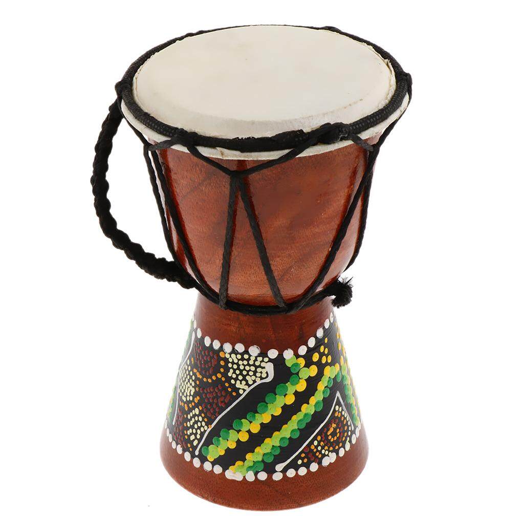 MagiDeal Professional African Djembe Drum Bongo Wooden Good Sound Musical Instrument 