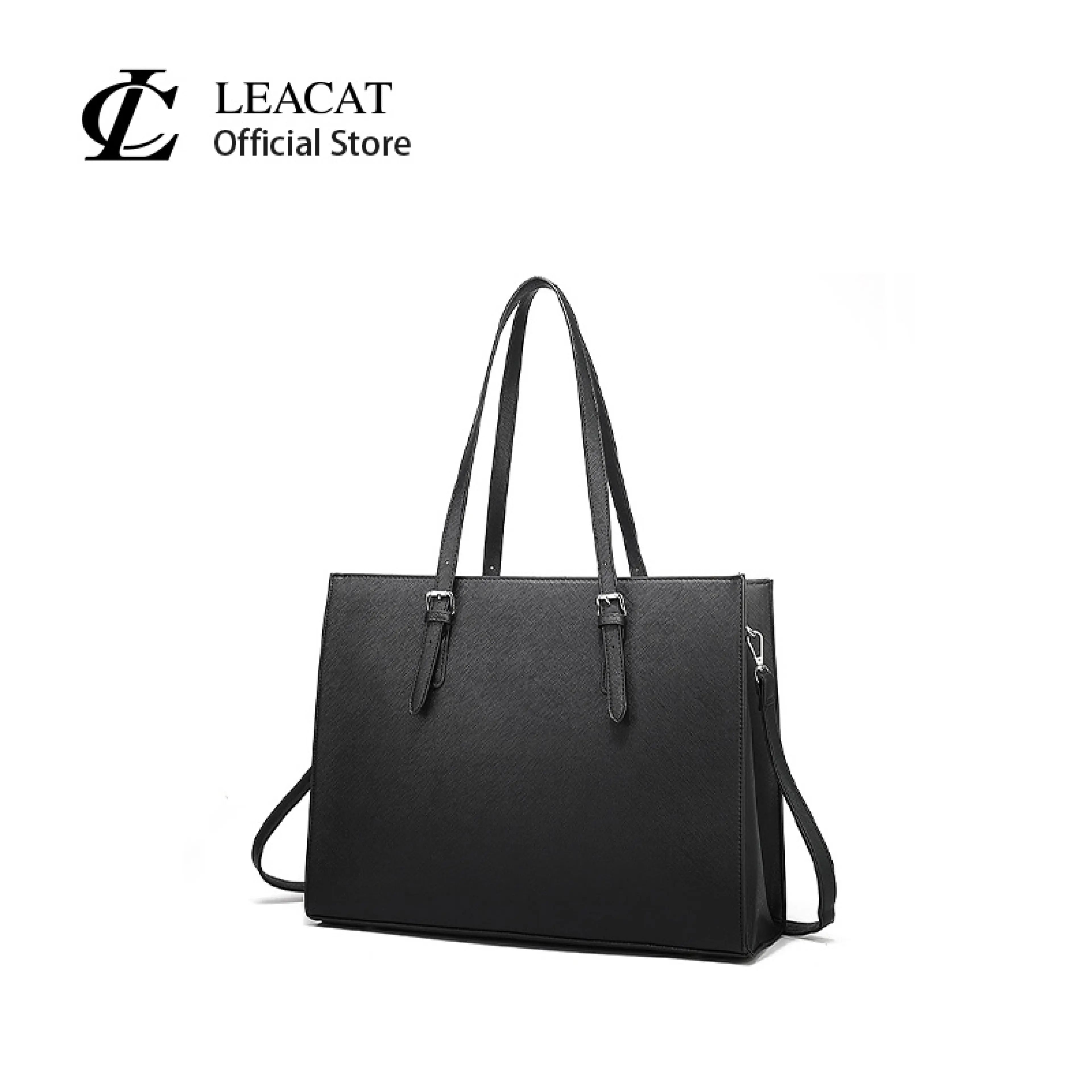 Leacat Women's Laptop Tote Bag Waterproof Large Capacity Fits 13-15.6 Inch Laptop For Work Commute