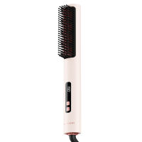 Akiracosme Cold Air Hair Straightener Brush Ceramic Negative Ion Hair Straightening Comb Professional Styler Anti Scald Volumizing Comb Electric Hair Comb Brush for Women Girl