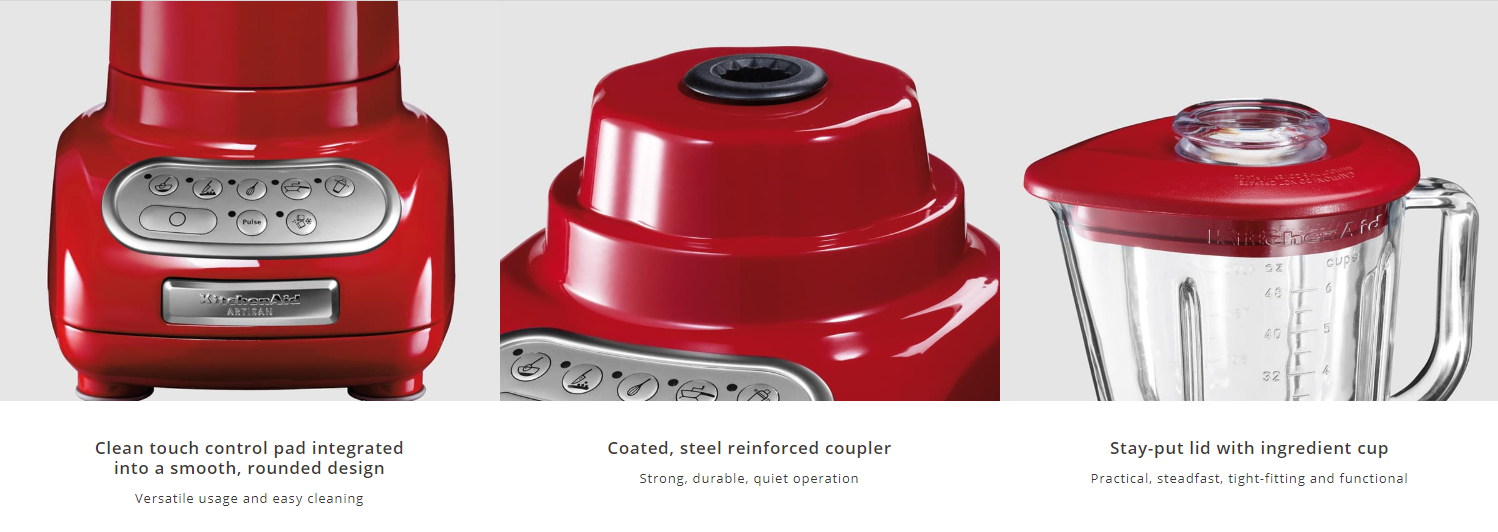 KitchenAid ARTISAN Glass Jug Blender [ 5KSB5553 / 5KSB5553B ] New Set With Original Malaysia