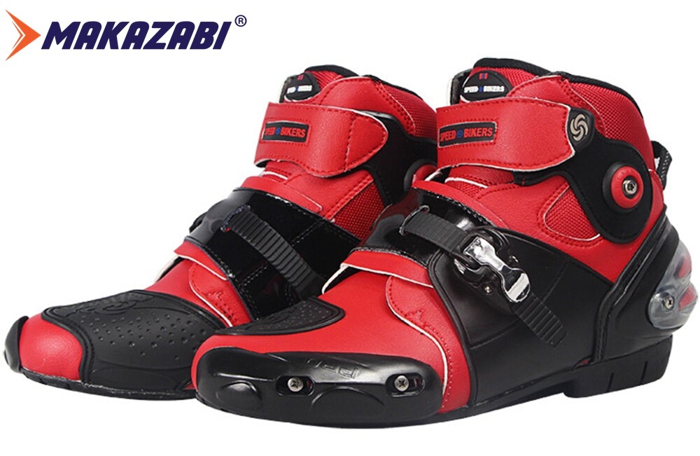 Motorcycle Boots Soft Motorcycle Boots Biker Waterproof Speed Motorboats Men Motocross Boots Non-slip Motorcycle Shoes