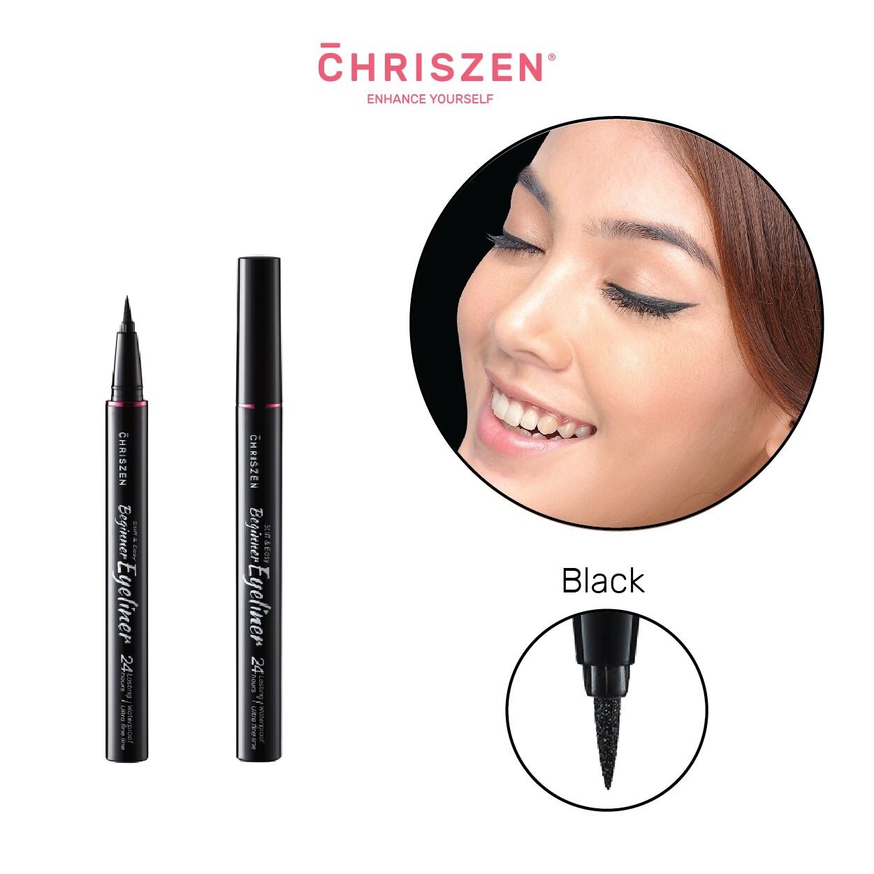 Chriszen Eyeliner for Beginners Harga 15 Ringgit*Penghantaran Percuma