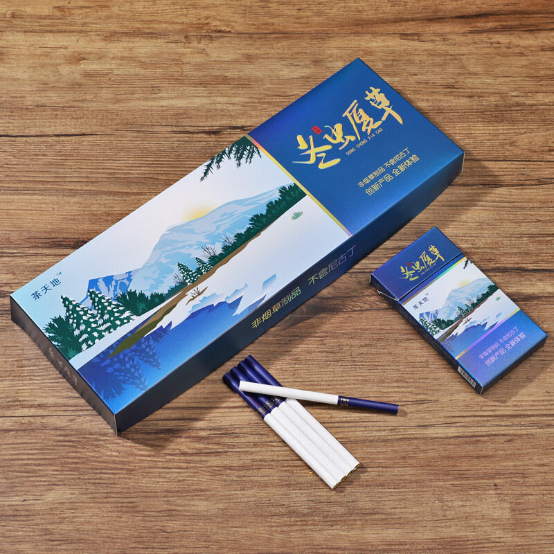 Gambar Pengeluar Menjual Teh dan Kulat Caterpillar Cina Chayan Bronkiolitis Dalam 10 Pakej 200 Mint Asap Teh