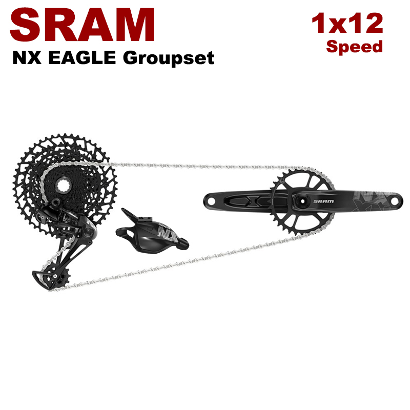 SRAM NX EAGLE 1x12 Speed Groupset DUB Crankset 170 175mm 32T 34T Trigger Shifter Rear Derailleur NX 1230 Or SX 1210 10-50T Cassette Chain With DUB Bottom Bracket ราคา 9,123 บาท*ส่งฟรี