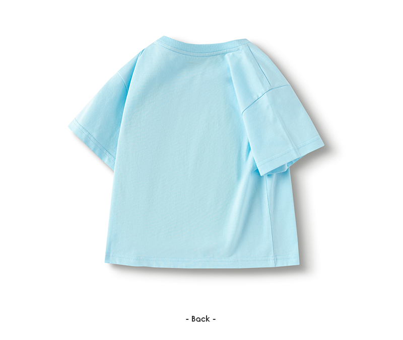 balabala Children Boy Short Sleeve T-Shirt New Style Printed Cotton Summer Wear · v2