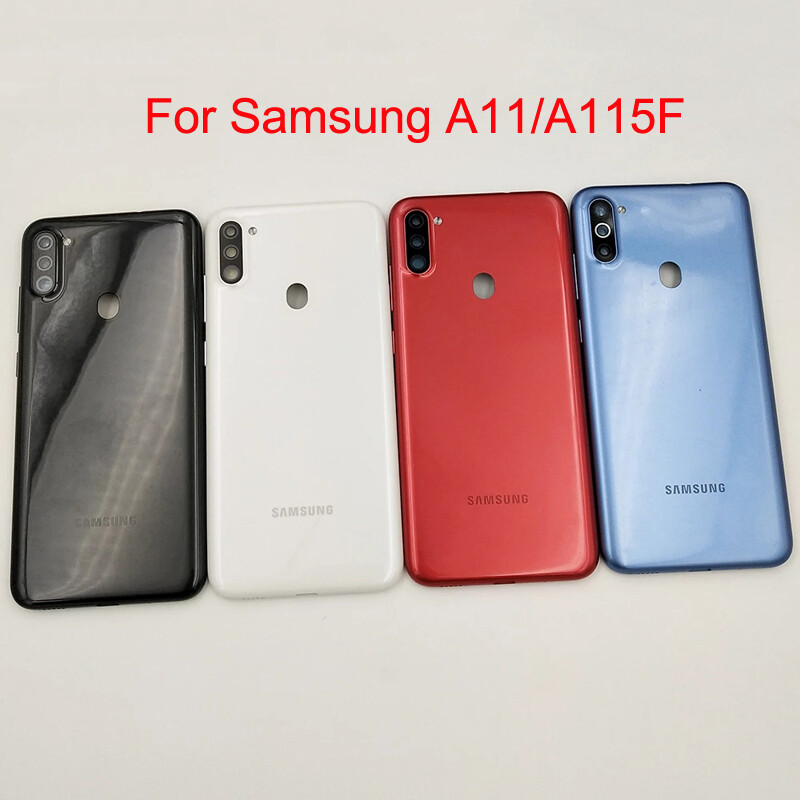 Khung vỏ pin chính hãng thay thế cho samsung galaxy a11 a115 với ống kính máy ảnh
