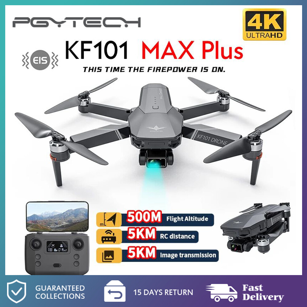 5000M GPS EIS Drone 4k Profesional 8K HD Camera 3 Axis Gimbal Aerial Photography Brushless Foldable Quadcopter RC KF101 Drone Toys Gifts ราคา 6,584 บาท*ส่งฟรี