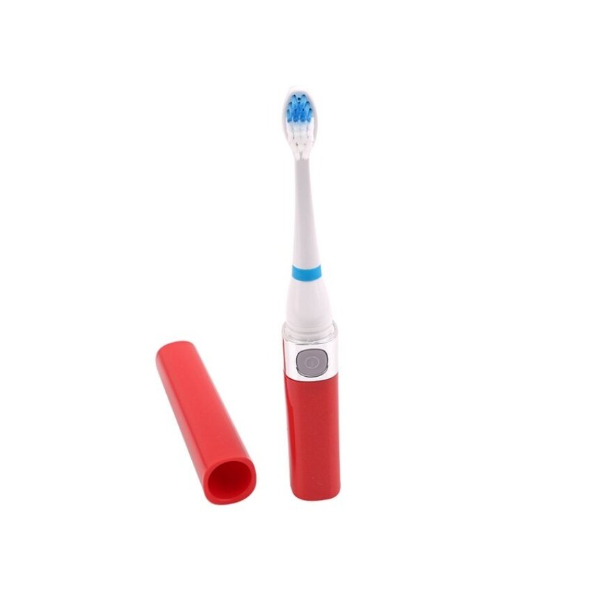 แปรงสีฟันไฟฟ้า ช่วยดูแลสุขภาพช่องปาก ภูเก็ต Hengsong หมุนกันลื่นแปรงสีฟันไฟฟ้ากันน้ำ 2 หัวแปรงสีแดง