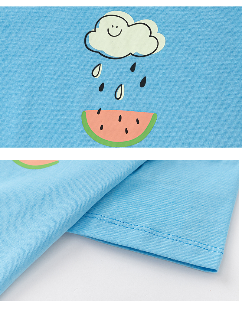 バラバラ ベビーTシャツ 半袖 肌に優しいトップス 男の子 女の子 2025年新作 夏 快適 かわいい