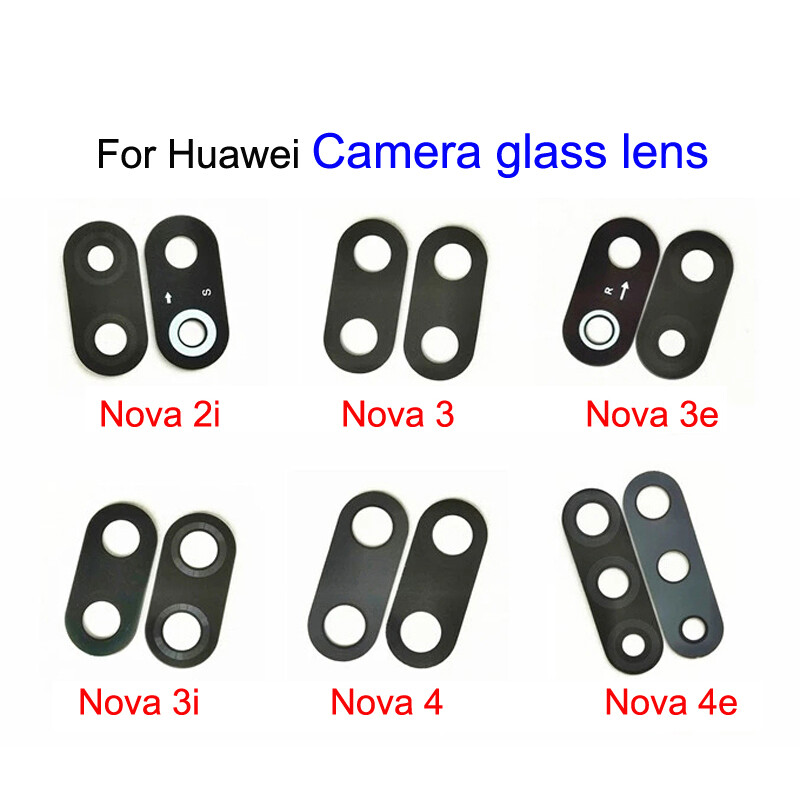 Camera phía sau thay thế ống kính thủy tinh để thay thế Huawei Nova 2i 2 Lite 3 3i 3E 4 4E