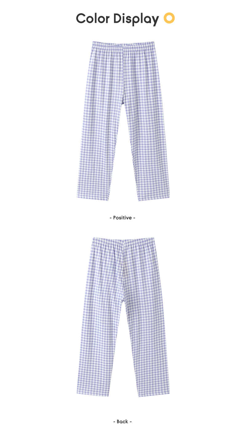 balabala Children Sleep Pants Summer Anti-Mosquito Pants Children Home Pants Bos Girl For Big Kids Soft Stretchy Comfortable · v4