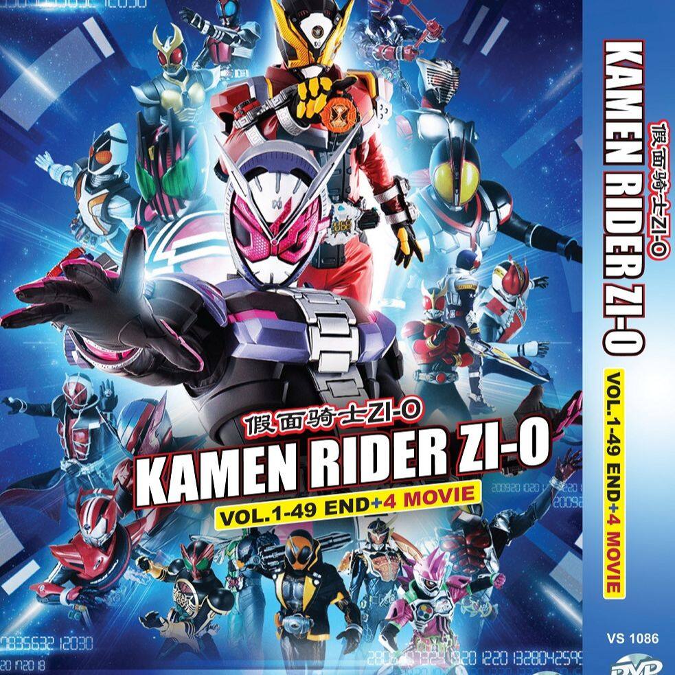 Kamen Rider Zi-O Vol 1-49 End + 4 Movies DVD + EXTRA GIFT Harga  67 Ringgit*Penghantaran Percuma