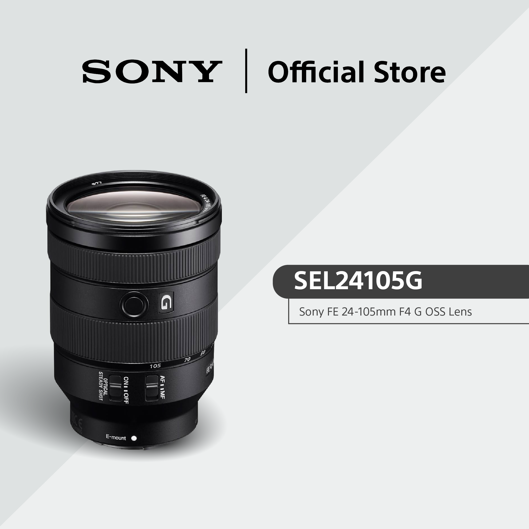 Sony FE 24-105mm F4 G OSS | G Series | Standard Zoom Lens | SEL24105G Harga 5,229 Ringgit*Penghantaran Percuma