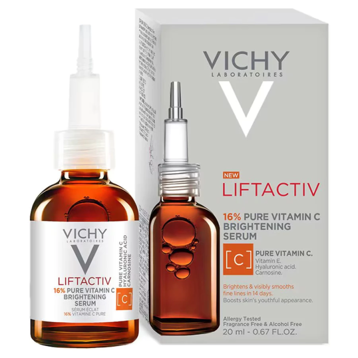 【】 Huyết thanh sáng da Vitamin C nguyên chất Vichy liftactiv 16% 20m
