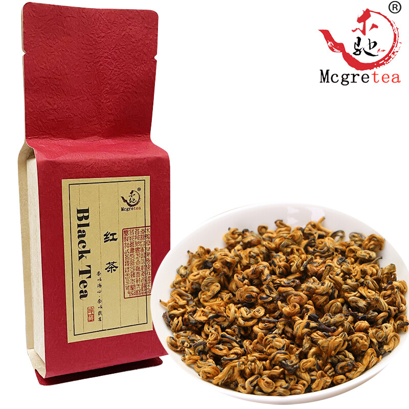 Gambar (Mcgretea ?? ?? ???? ??? 150G) 2021 Yunnan Dian Hong Teh Merah Wangian Madu Dianhong Emas Tunas