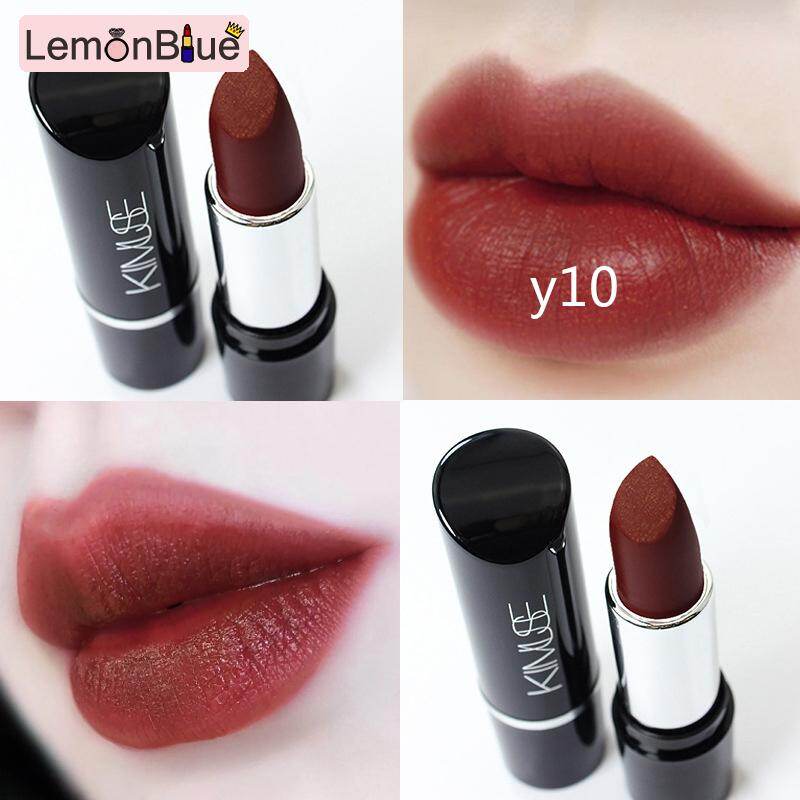 Gambar LemonBlue 1 Pcs Women Matte Lipstick Long Lasting Waterproof Moisturizing Velvet Lipstick