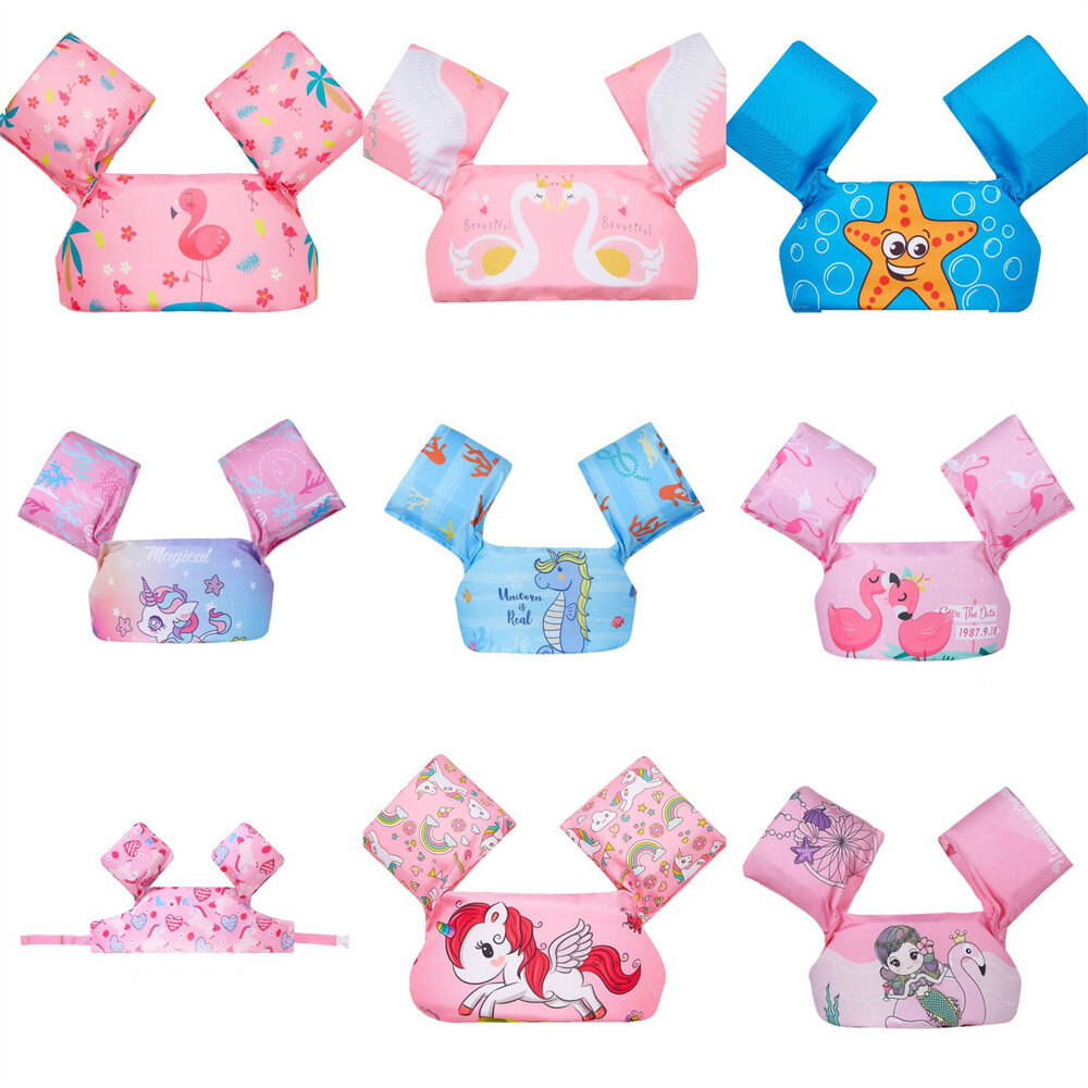 2022 Summer Buoyancy Suit Water Sleeve Children Pearl Cotton Arm Ring Beginner Training Cute Swimsuit Vest ราคา 208 บาท*ส่งฟรี