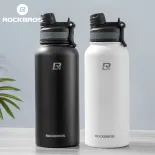 ROCKBROS Thermo Water Bottle Convenient Portable Stainless Steel 550ml-1200ml Insulated Tumbler 12 Hours Hot and Cold Outdoor Drink Bottles
