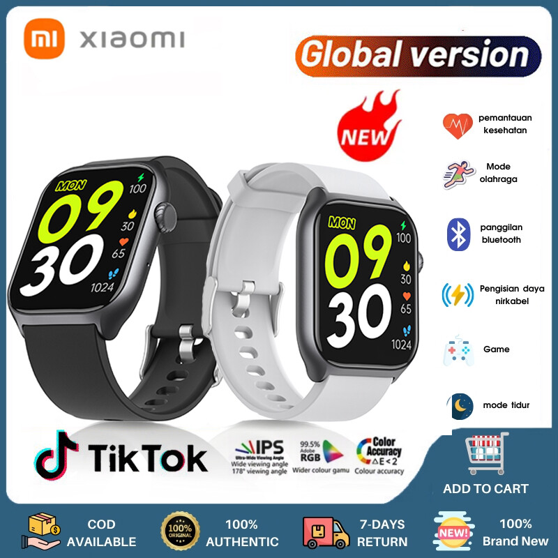 MAGCH Xiaomi Watch GTS7 2024 Latest Smart Watch 2.0inch Touch Screen Sports Watch IP68 Waterproof Blood Oxygen and Blood Glucose Monitor Suitable for Android Detection Heart Rate, Blood Pressure, Sleep Monitoring Suitable for Men and Women Watch CODD ราคา 1,333 บาท*ส่งฟรี