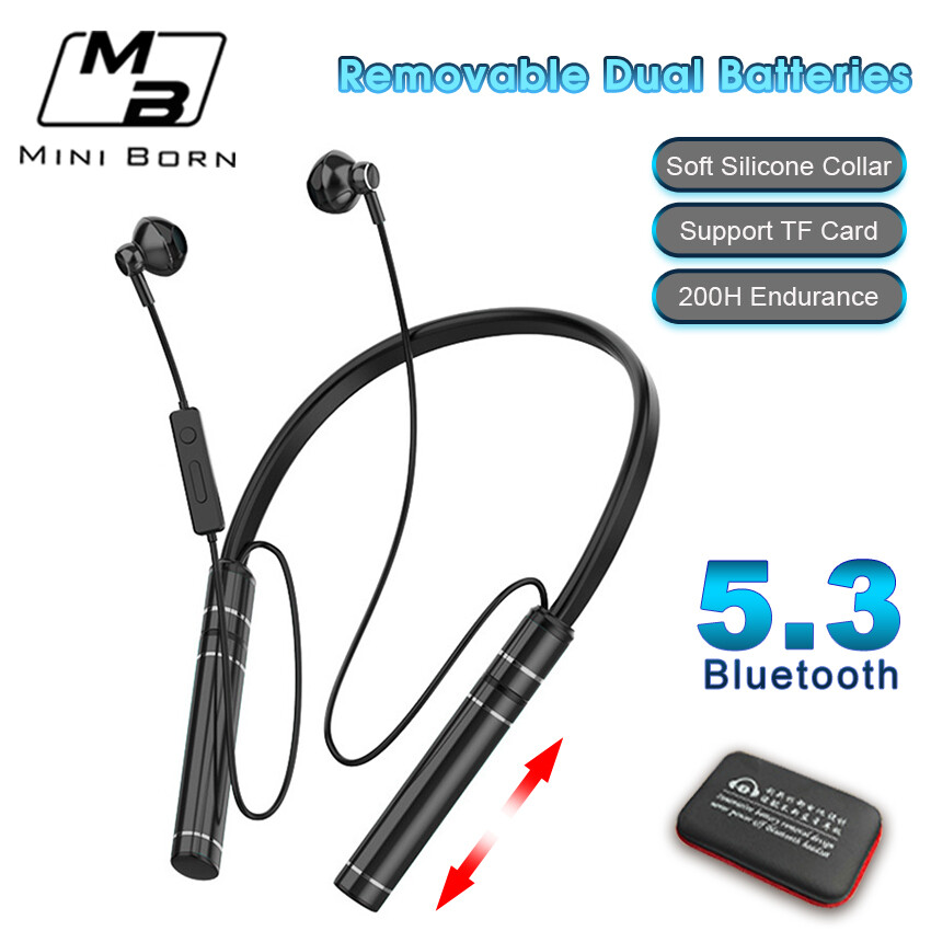 Mini born tai nghe tws tai nghe nhét nửa tai tai nghe bluetooth 5.3 tai nghe treo cổ tai nghe thể thao chống nước tai nghe âm thanh nổi hifi tai nghe nhét tai hỗ trợ thẻ tf