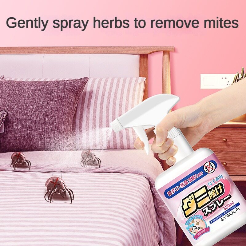 Japan mite remover for home use, no wash sterilization, professional mite removal spray, suitable for pregnant and infant use, can be used for sterilization and mite removal Insect spray 330ml white peach natural plant extract acarid spray dust mites - Jenama RENEQ Harga 18 Ringgit*Penghantaran Percuma