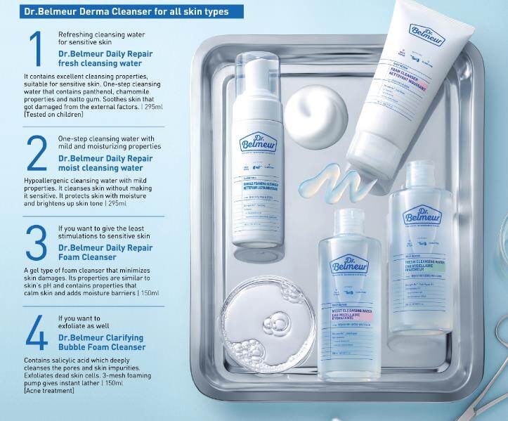 dr belmeur amino clear foaming cleanser