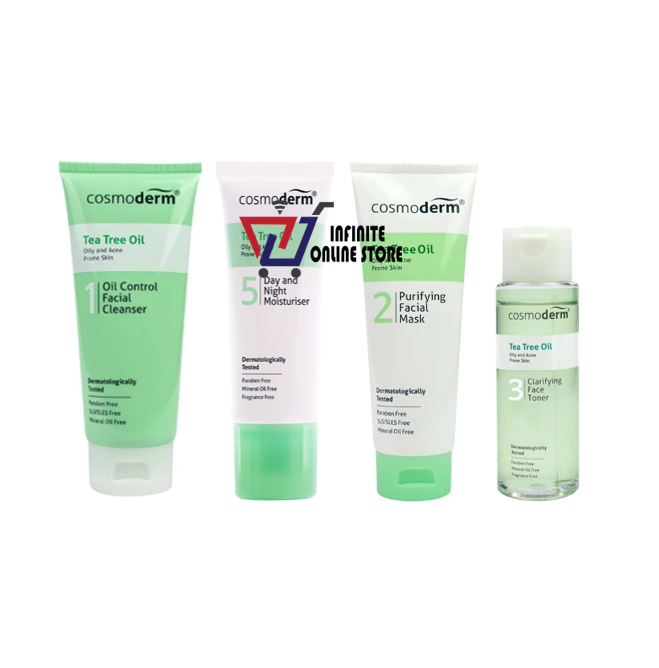 Gambar Cosmoderm Tea Tree Oil Series Skincare Products