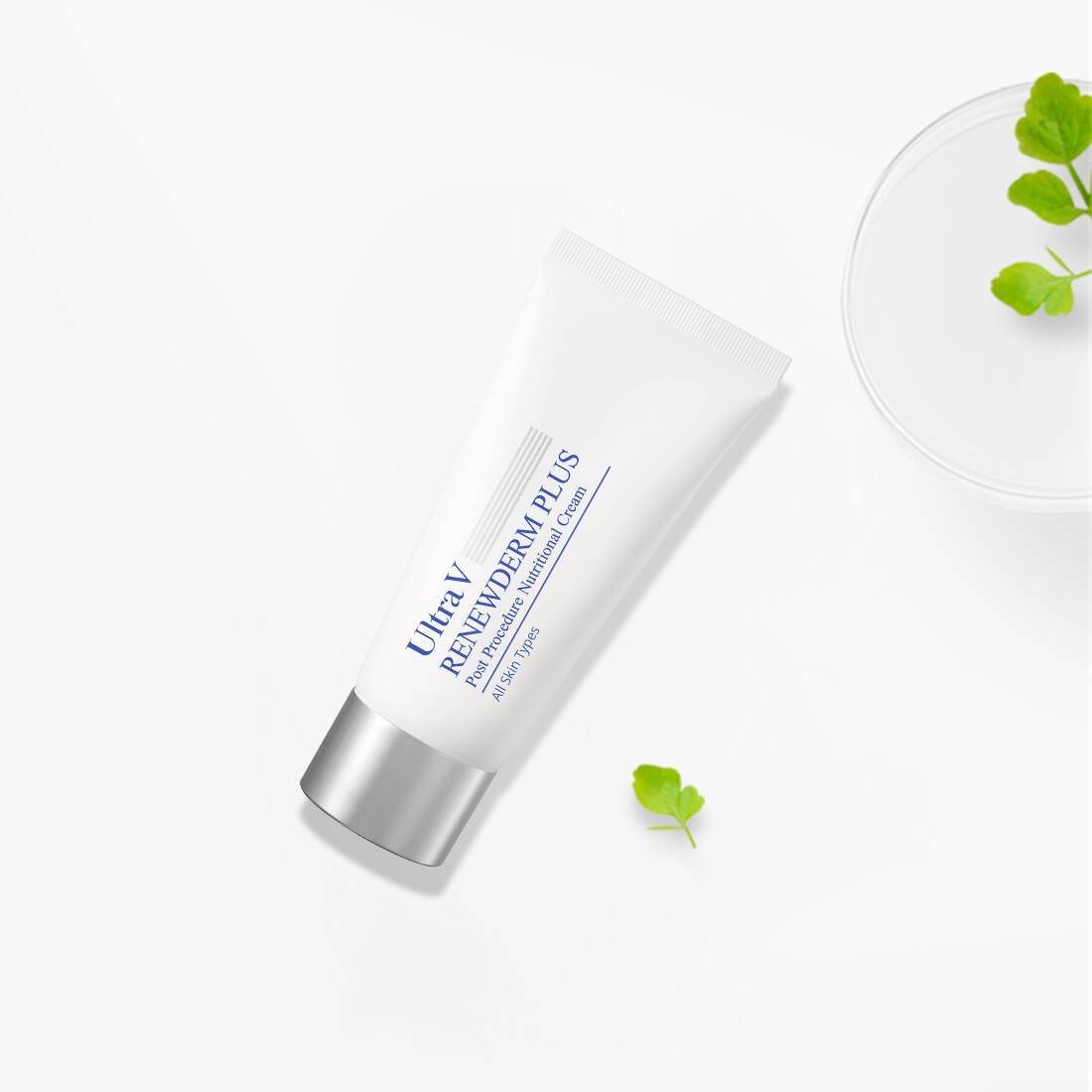 Gambar Ultra V RENEWDERM PLUS, 50ml, Korea cream, Regenerating Cream, Recovering, Repair Skin, Moisturizer, Calming, Improvement skin texture