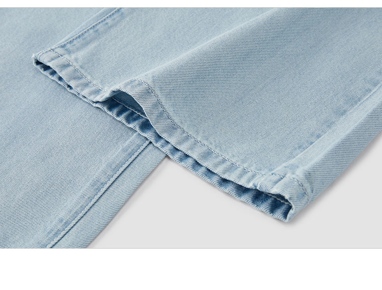 Semir Jeans Women Cover Meat Wide-Legged Trousers Hundred With Simple 2024 Summer New Cool Feeling Do Old Trousers Street Tide · v2