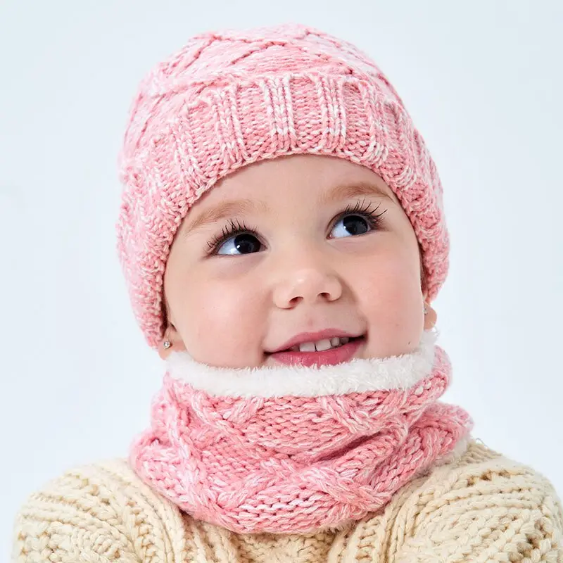hat and scarf set baby girl