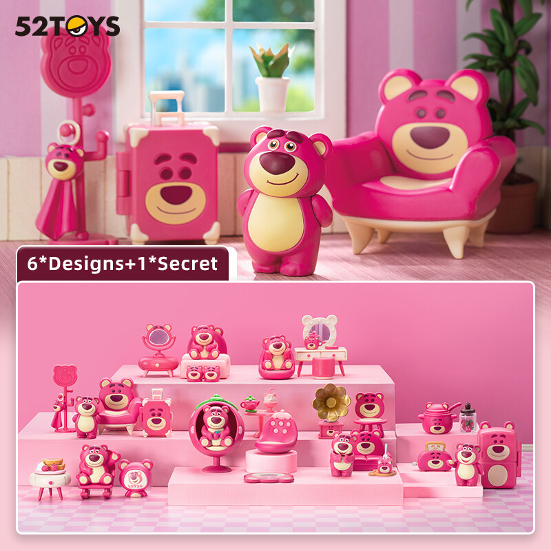 52toys disney toy story-lotso's room series blind box figure toy