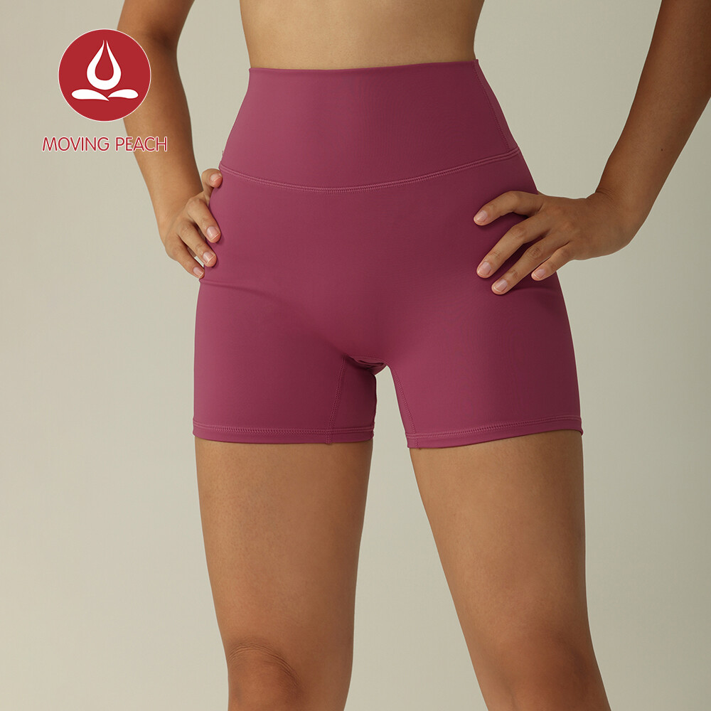 Moving Peach Women High Waist Yoga Shorts Hip Lifting Jogging Shorts Compression Shorts Quick dry CPP