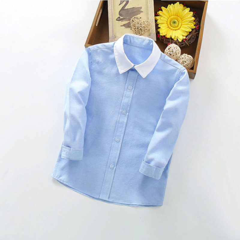 áo sơ mi diimuu tay dài làm bằng cotton trơn màu có thể mặc thường ngày dành cho bé trai phù hợp mặc khi đi tiệc - intl 2