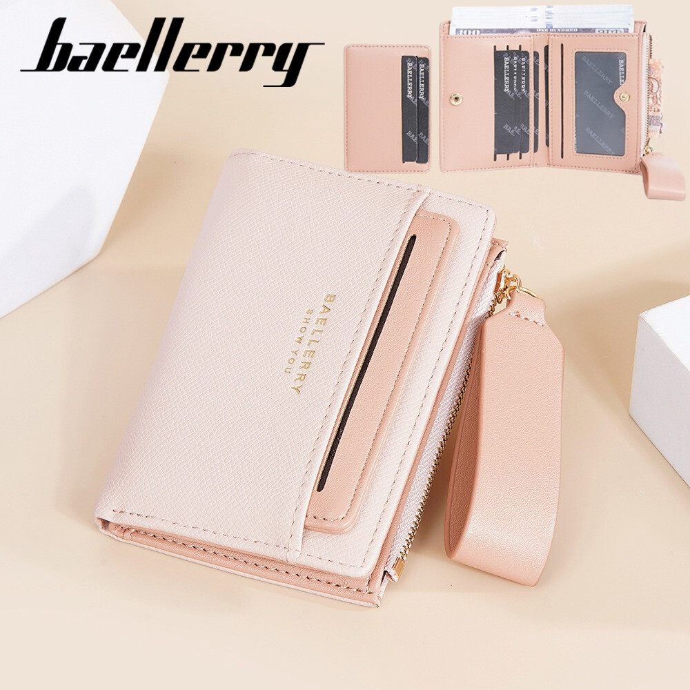 Hush Puppies Women Soft Top Layer Cowhide Leather Wallet