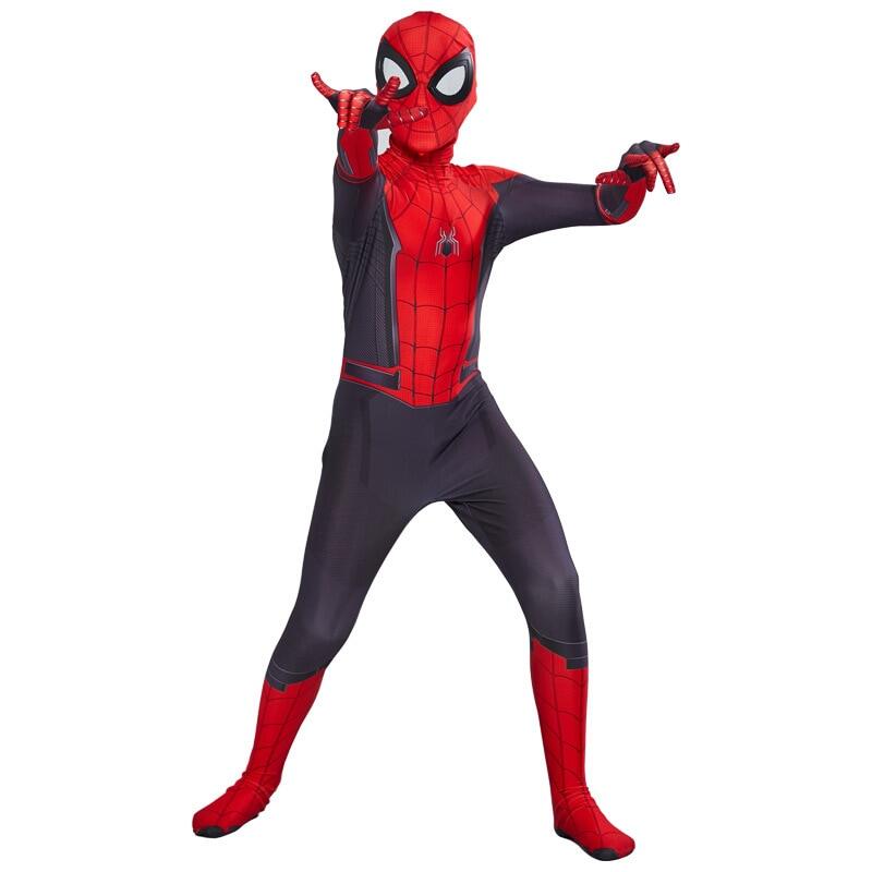 bộ áo liền quần hóa trang nhân vật spiderman phong cách far from home cho các bé - intl 7