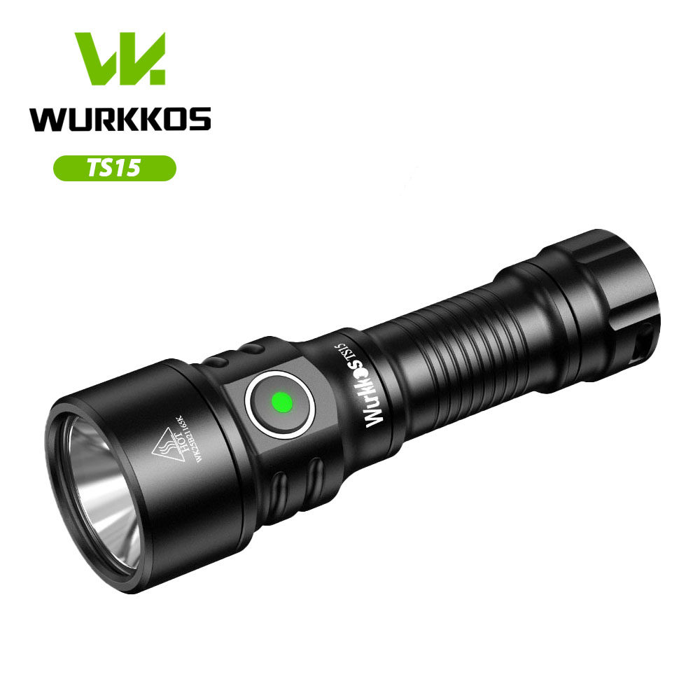 Wurkkos TS15 mini powerful 900LM SFT25R 14500 Battery 401M USB C Rechargeable Light EDC Flashlight